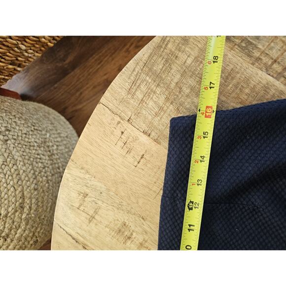 Talbots Textured Nautical Skort Women's Size 6 Coastal Preppy Navy Blue Preppy - Picture 5 of 8